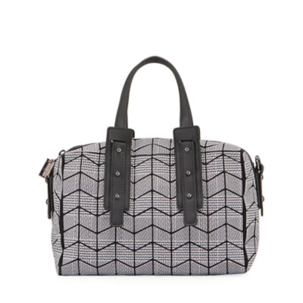 Patrizia Luca Plaid Printed Geometric Bowler